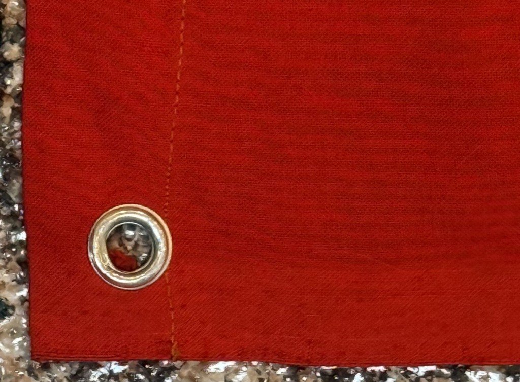 Original OUTSTANDING (ALMOST MINT) LARGE Vehicle I.D. WWII German NSDAP Nazi Flag Brought Home By A U.S. Veteran Certified By The Gettysburg Museum Of History — image 7