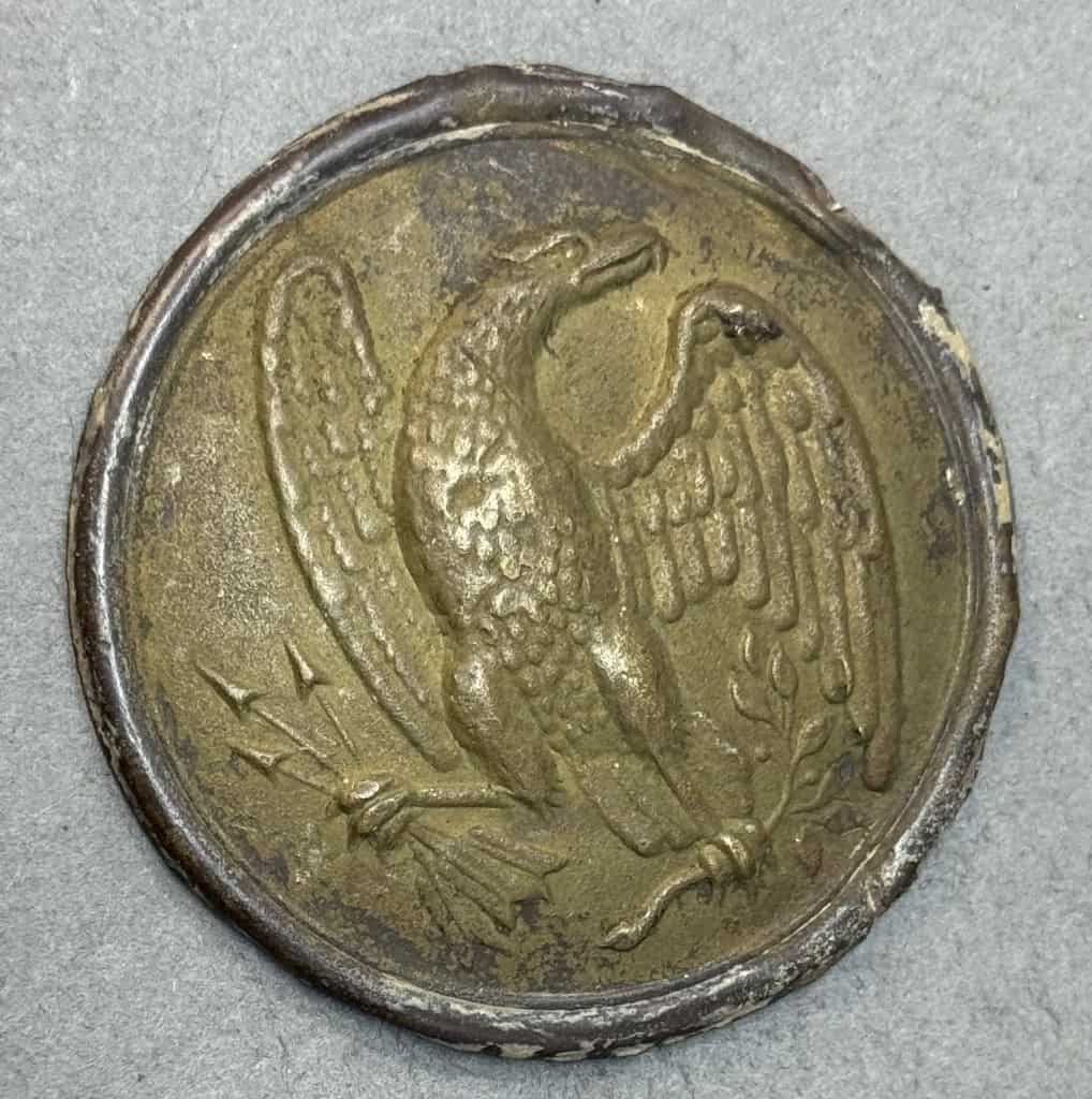 Very Nice Original Civil War Excavated Relic U.S. Belt Plate Recovered At Kelly's Ford Virginia Certified — image 6