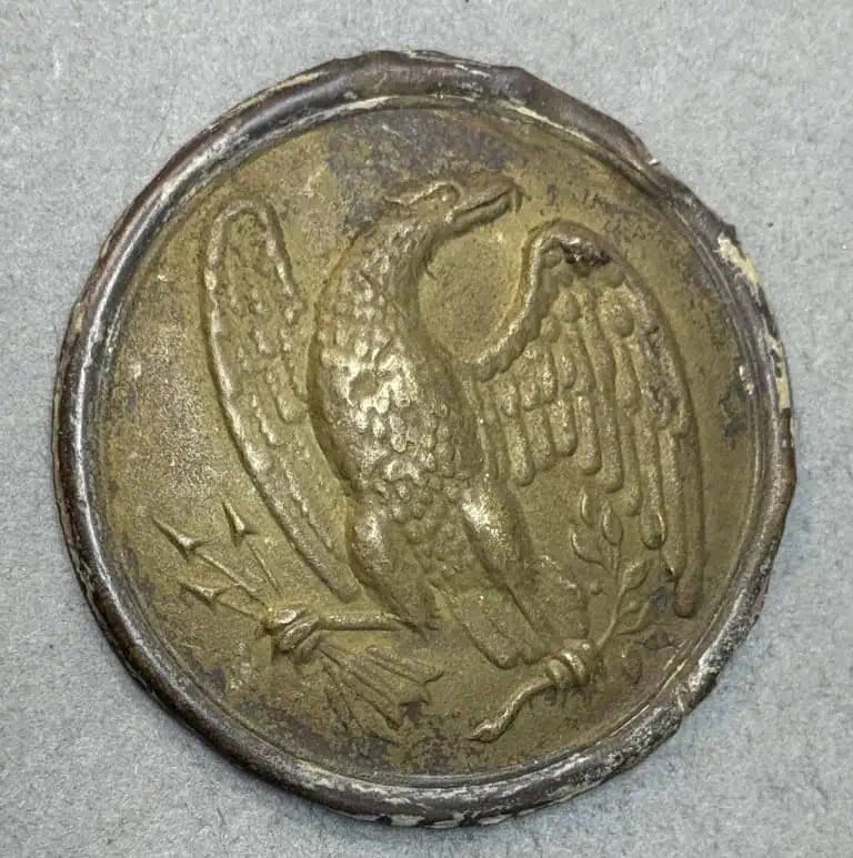 Very Nice Original Civil War Excavated Relic U.S. Belt Plate Recovered At Kelly's Ford Virginia Certified — image 7