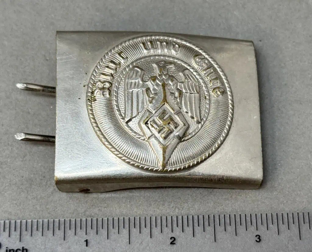 VERY NICE Original German Hitler Youth Belt Buckle Brought Home By A U.S. Veteran Certified By The Gettysburg Museum Of History — image 3
