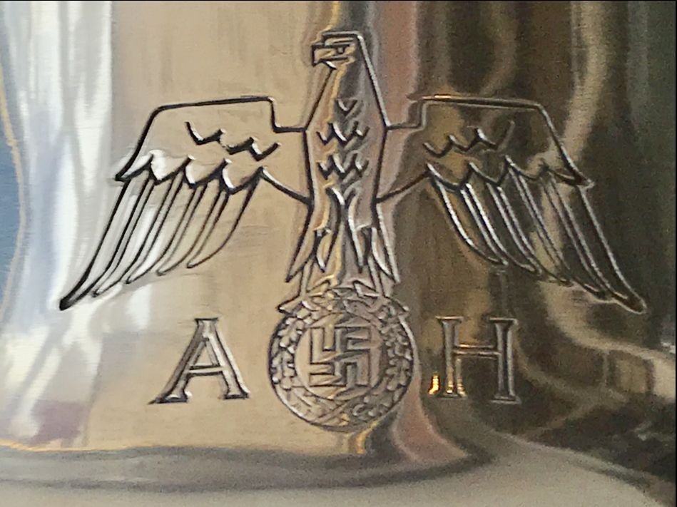 Martin Bormann Hand Signed (Autographed) Letter Awarding The Gold Party Badge On His Letterhead Certified By The Gettysburg Museum Of History — image 2