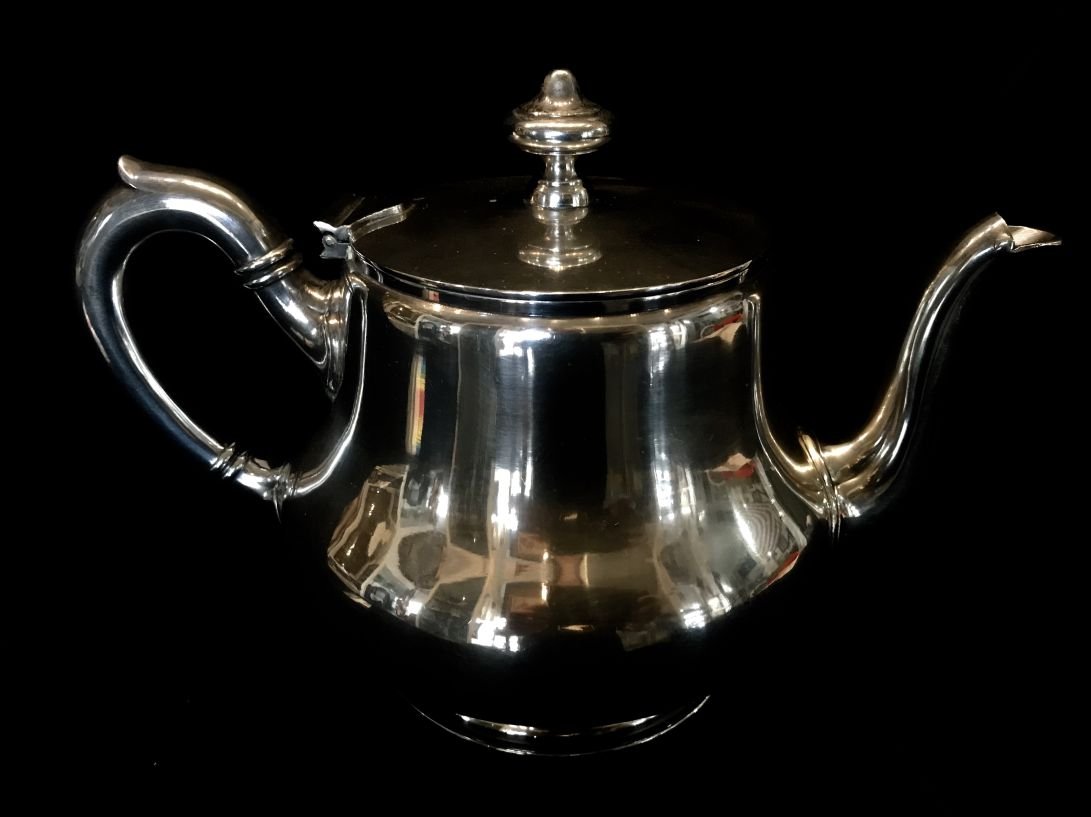 Original 'Bormann' Formal Pattern Silver Tea Set Creamer Recovered By A U.S. Veteran At Schloss Klessheim Certified By The Gettysburg Museum Of History — image 5