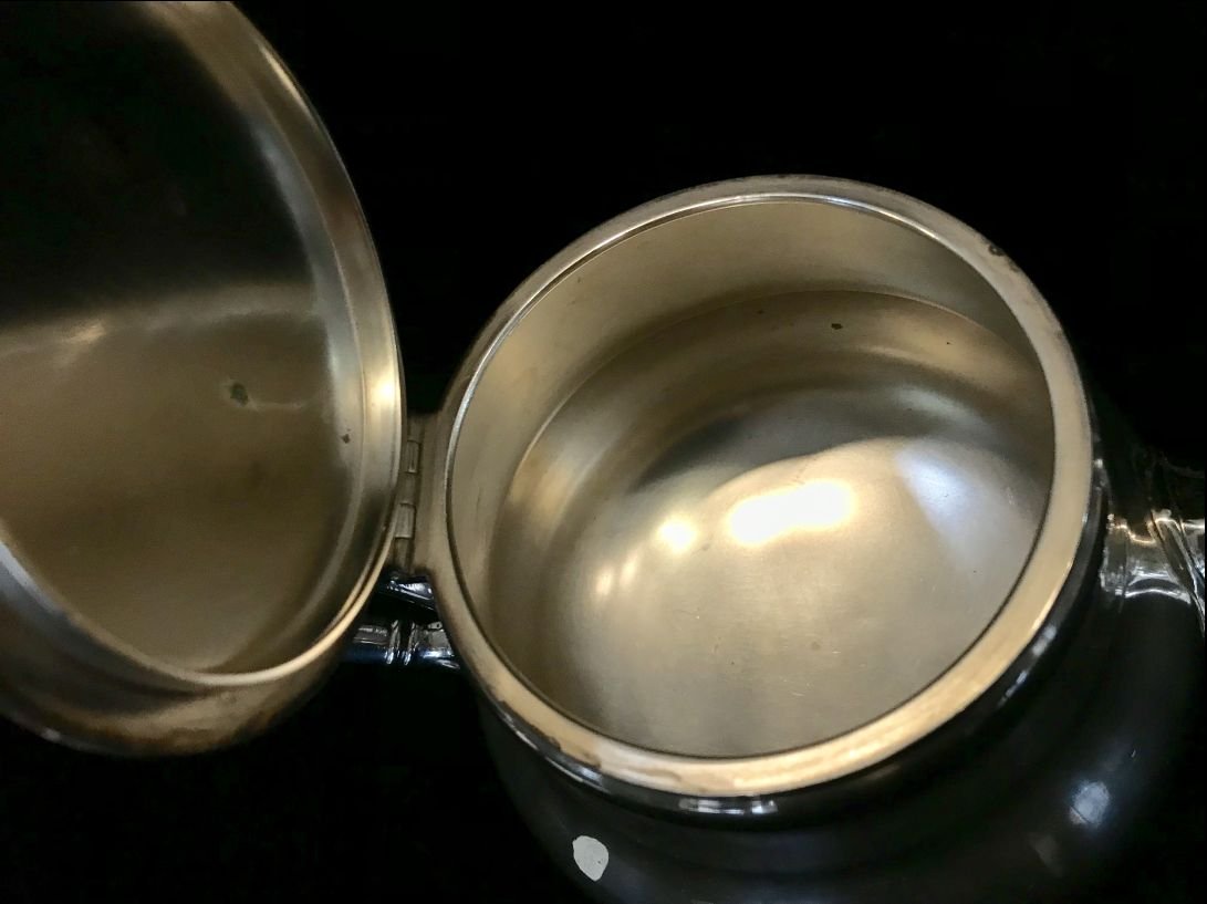 Original 'Bormann' Formal Pattern Silver Tea Set Creamer Recovered By A U.S. Veteran At Schloss Klessheim Certified By The Gettysburg Museum Of History — image 7