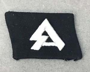 OUTSTANDING Original WWII Waffen SS Collar Tab Cut Off A …