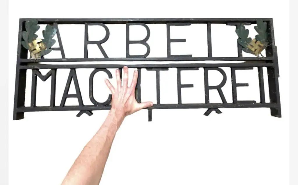 VERY RARE WWII Anti-Jewish Sign From German Occupied Holland 'Jews Forbidden' A Chilling Authentic Artifact From The Holocaust Certified — image 2