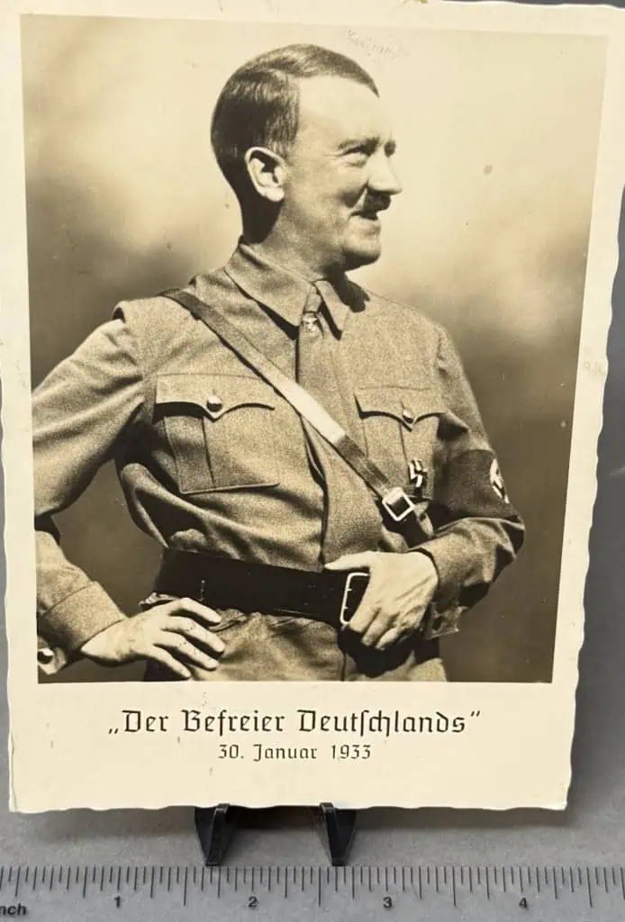 OUTSTANDING Early Adolf Hitler Photo Circa 1933 By Hoffman Certified By The Gettysburg Museum Of History
