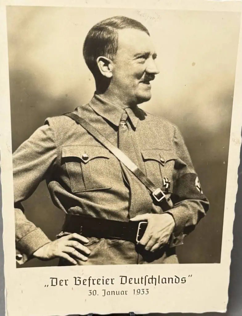 OUTSTANDING Early Adolf Hitler Photo Circa 1933 By Hoffman Certified By The Gettysburg Museum Of History — image 2