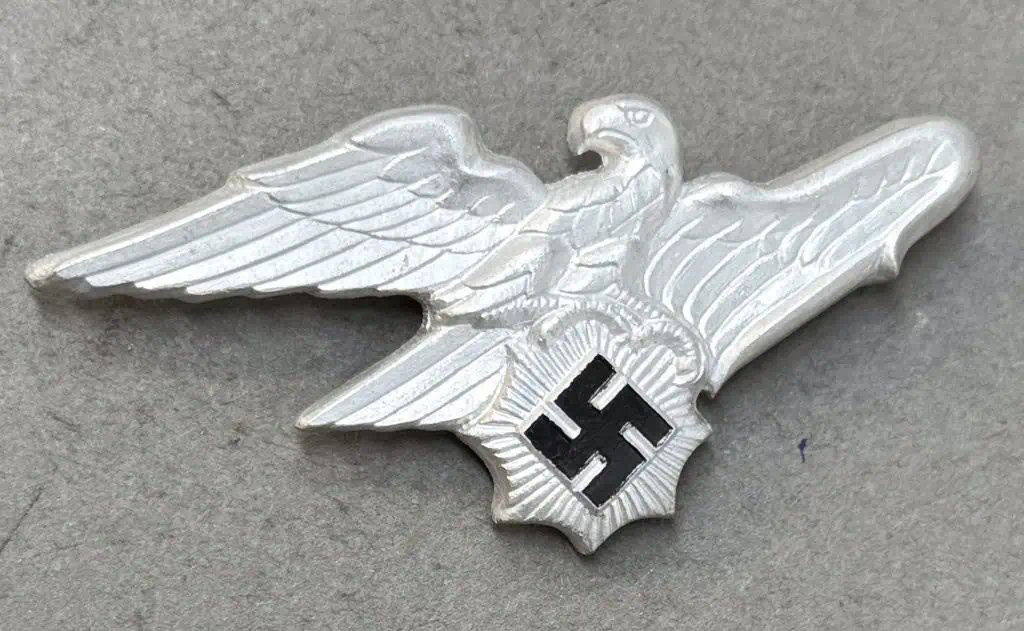 Original RARE WWII German 2nd Pattern RLB VISOR CAP EAGLE Certified — image 4