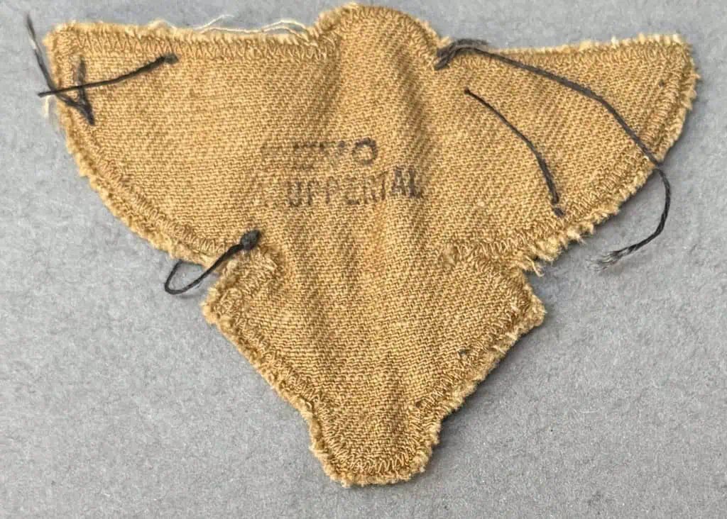 Original WWII German Uniform Removed NSFK SLEEVE/BREAST INSIGNIA. (NSFK Abzeichen) Brought Home By A U.S. Soldier Certified — image 3