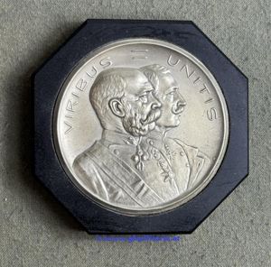 k.u.k. patriotischer Briefbeschwerer - Kaiser Franz Josef u. Wilhelm - …