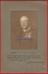 Portrait k.u.k. Oberstleutnant mit TOP ORDEN! - mit eigenh. Widmung!