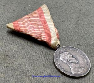 Silberne Tapferkeitsmedaille 2. Klasse Kaiser Karl I. !!