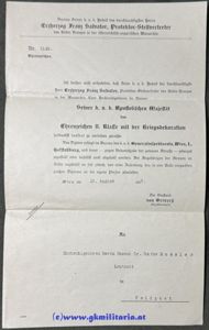 Verleihung Ehrenzeichen 2. Klasse vom Roten Kreuz f. Leutnant Dr. …