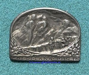 k.u.k. Kappenabzeichen 'COL DI LANA - 1914-16' - RAR!