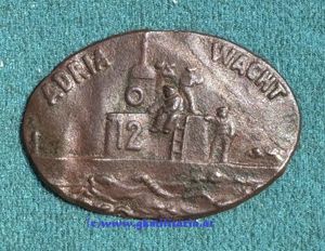 k.u.k. Kappenabzeichen Adria Wacht - Unterseeboot 12 !!