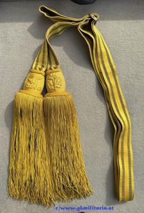 k.u.k. Feldbinde für Offiziere - Varianter Verschluss!