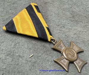 k.u.k. Militärdienstzeichen für XII Jahre für Mannschaften und Unteroffiziere - …