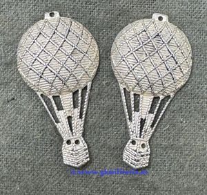 1 Paar k.u.k. Kragenspiegelauflagen Luftfahrtruppe für Mannschaft/Unteroffizier!