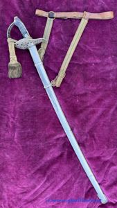 Komplette Säbel-Garnitur Säbel M1904 Kavallerie für Offizier mit Portepee und …