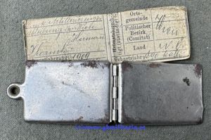 k.u.k. Legitimation/Erkennungsmarke k.u.k. Artllieriezeugs-Abteilung Wien! - Krakau!