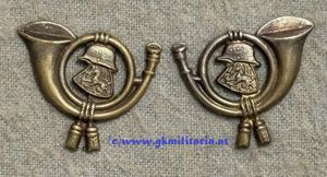 Österreich Heimatschutz - Paar Kragenspiegelauflagen Steirische Heimwehr!!