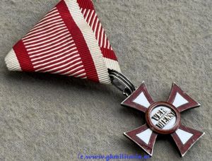 k.u.k. Militärverdienstkreuz 'Frieden' - um 1870!!