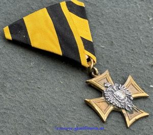 k.u.k. Militärdienstzeichen f. Offiziere 1. Klasse 25 Jahre - 1. …