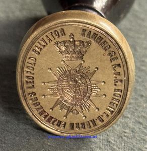 k.u.k. Siegel Kammer Seiner k.u.k. Hoheit d. Herrn Erzherzogs Leopold …