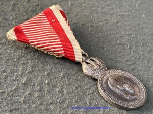 k,u,k. Silberne Militärverdienstmedaille Kaiser Franz Josef I. 'SIGNUM LAUDIS'!