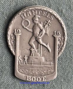 k.u.k. Kappenabzeichen HANDELS U-BOOT - 1916!!
