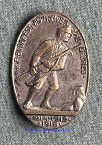 k.u.k. Kappenabzeichen 29. Honved-Infanterie-Regiment !!