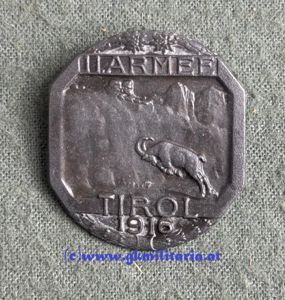 k.u.k. Kappenabzeichen 11. Armee - 'TIROL' !!