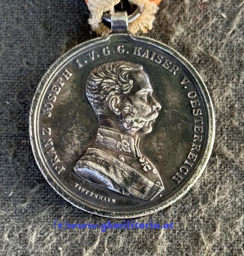 k.u.k. Silberne Tapferkeitsmedaille Kaiser Franz Joseph I. 2. Klasse mit WH-Spange !! — image 3
