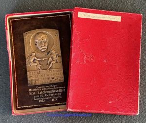 Viktor Adler Plakette 1933 - SDAP - 1. Republik! - …