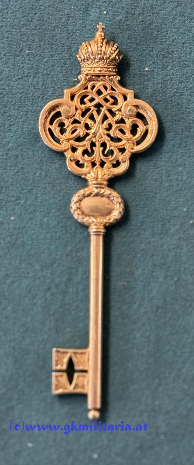 k.u.k. Kämmererschlüssel Kaiser Franz Joseph I. - 2. Typ! — image 2