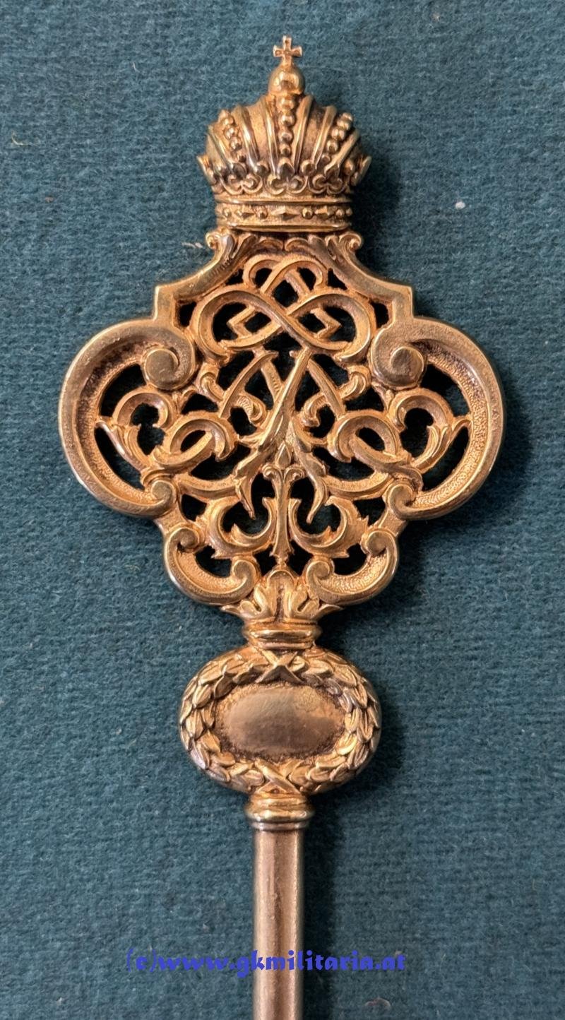 k.u.k. Kämmererschlüssel Kaiser Franz Joseph I. - 2. Typ! — image 3