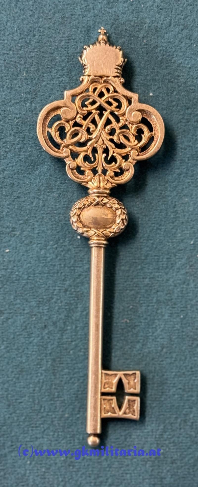 k.u.k. Kämmererschlüssel Kaiser Franz Joseph I. - 2. Typ! — image 4