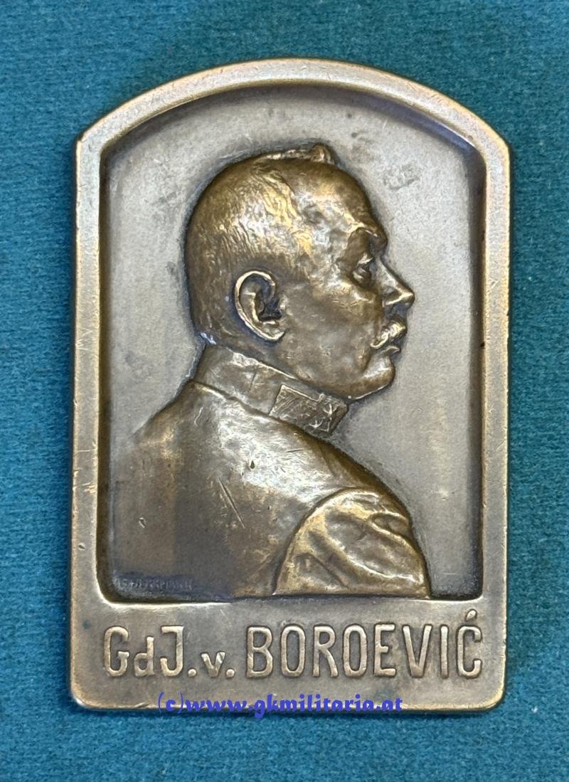 gr. k.u.k. Plakette General Boroevic/Isonzo-Armee 1915!! — image 2