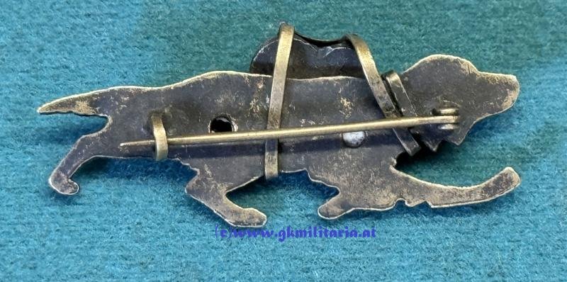 k.u.k. Kappenabzeichen Rotes Kreuz 'Sanitätshund' !! — image 2