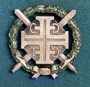 Österreich Bundesstaat - Abzeichen Christlich-Deutsche Wehrturner CDTÖ 1934!!