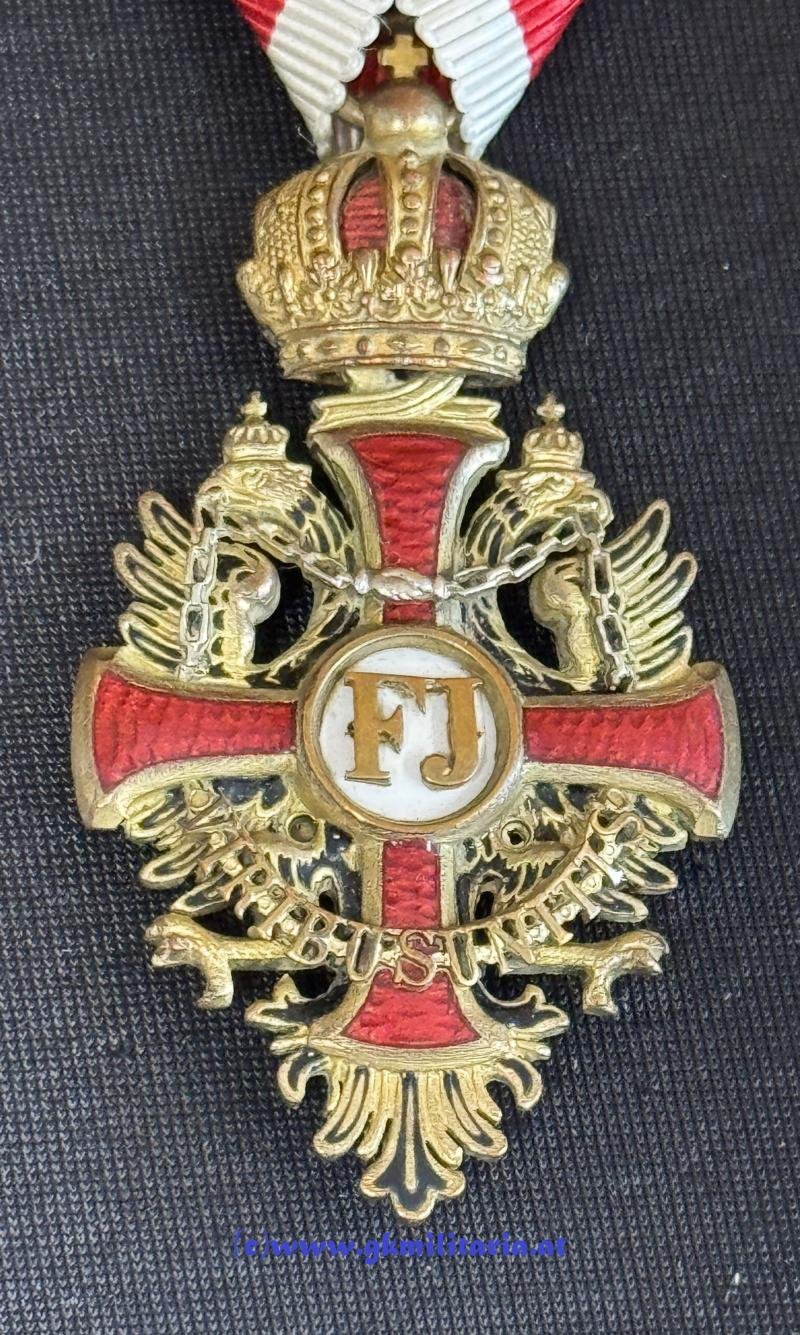 k.u.k. Ritterkreuz Franz Joseph-Orden !! - BÖHM, WIEN!! TOP! — image 3