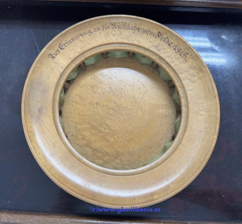 k.u.k. Obstschüssel - 'Zur Erinnerung an die Rückkehr vom Felde 1915' !! — image 2