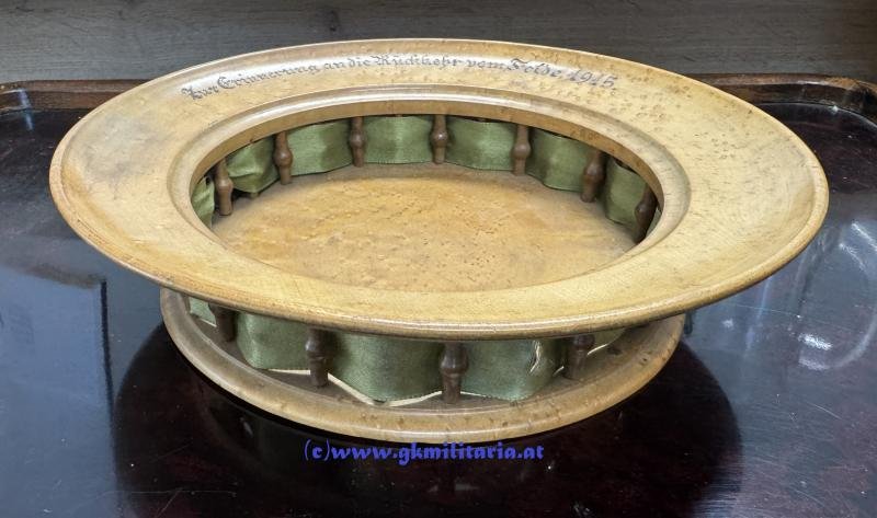 k.u.k. Obstschüssel - 'Zur Erinnerung an die Rückkehr vom Felde 1915' !! — image 4