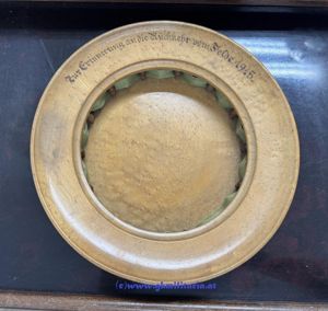 k.u.k. Obstschüssel - 'Zur Erinnerung an die Rückkehr vom Felde …