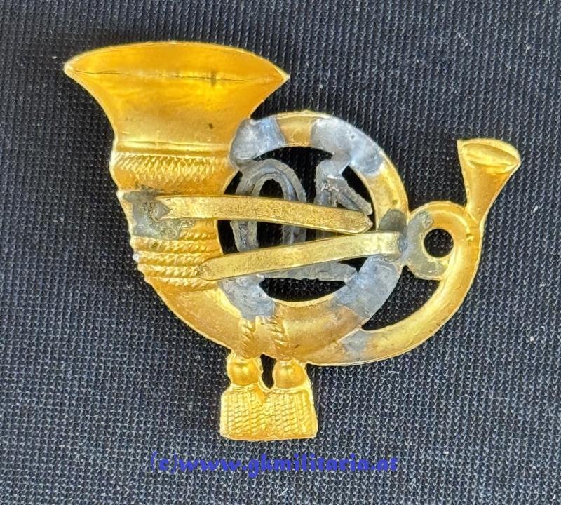 k.k. Jägerhorn für die Feldkappe der Kopaljäger/Feldjäger Nr. 10 !! — image 2