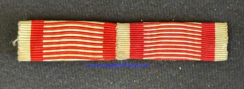 2-teilige Bandspange Silbene + Bronzene Signum Laudis!! — image 2