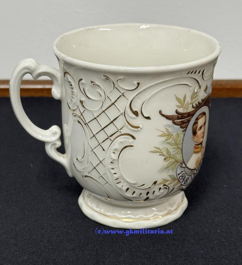 k.u.k. Patriotische Tasse 'Kaiser Franz Joseph I. - Regierungsjubiläum 1848-1898' !! — image 6