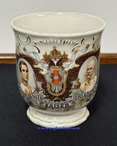 k.u.k. Patriotische Tasse 'Kaiser Franz Joseph I. - Regierungsjubiläum 1848-1898' …