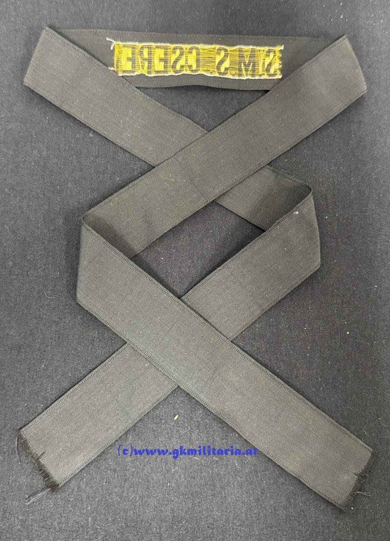 k.u.k. Kriegsmarine - Mützenband Matrosen u. Unteroffiziere 'S.M.S. CSEPEL' !! — image 3