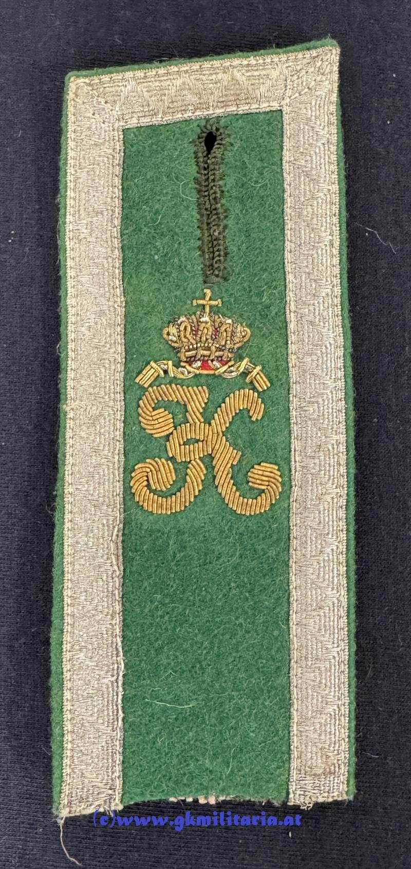 k.k. Landesschützen/Kaiserschützen - Schulterklappen für Oberoffiziere! — image 3